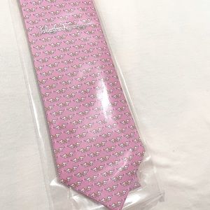 NWT Salvatore Ferragamo 3 Spruzzo Neck Tie